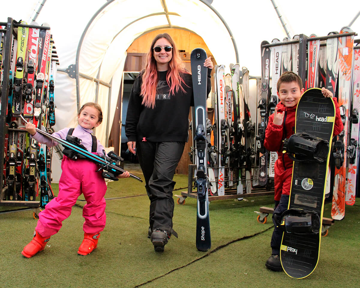Rental equipo para ski y snowboard